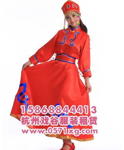 蒙古族舞蹈服装,少数民族蒙古民族服饰